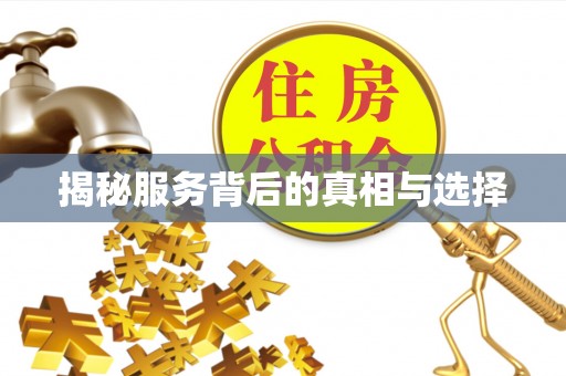 怒江揭秘服务背后的真相与选择