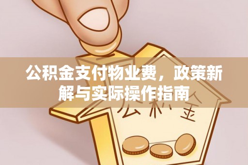 怒江公积金支付物业费，政策新解与实际操作指南