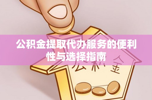 怒江公积金提取代办服务的便利性与选择指南