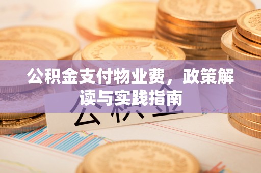 怒江公积金支付物业费，政策解读与实践指南