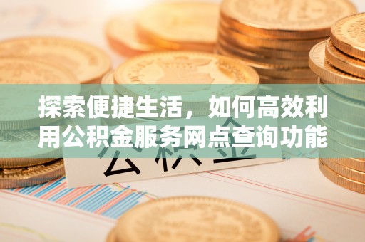 怒江探索便捷生活，如何高效利用公积金服务网点查询功能