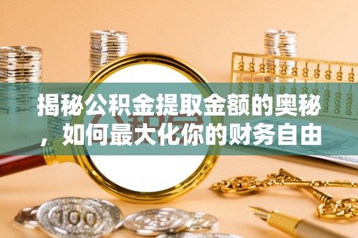 怒江揭秘公积金提取金额的奥秘，如何最大化你的财务自由