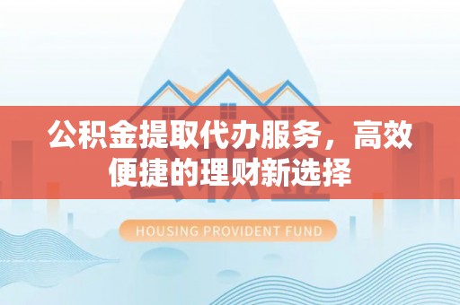 怒江公积金提取代办服务，高效便捷的理财新选择