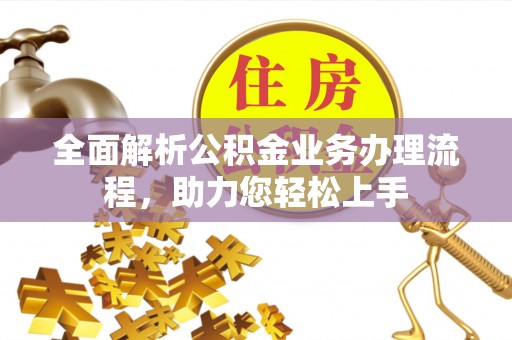 怒江全面解析公积金业务办理流程，助力您轻松上手