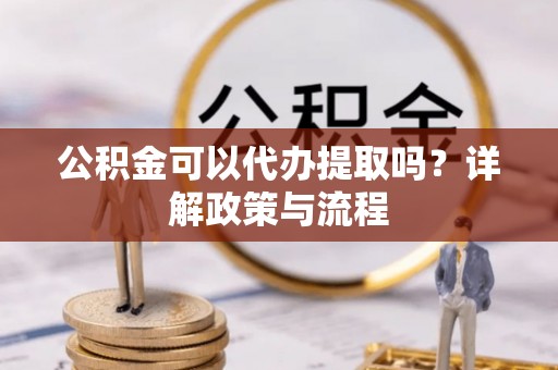 怒江公积金可以代办提取吗？详解政策与流程