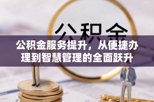 怒江公积金服务提升，从便捷办理到智慧管理的全面跃升