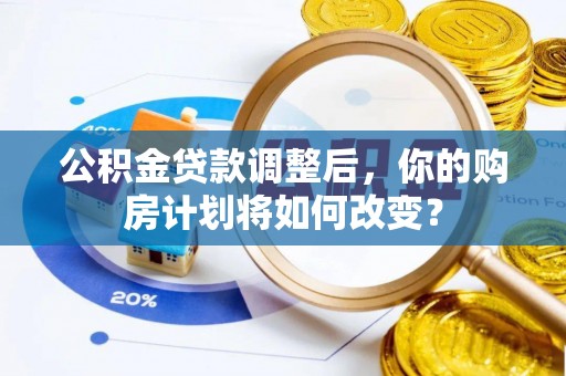 怒江公积金贷款调整后，你的购房计划将如何改变？