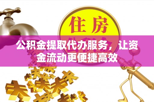 怒江公积金提取代办服务，让资金流动更便捷高效