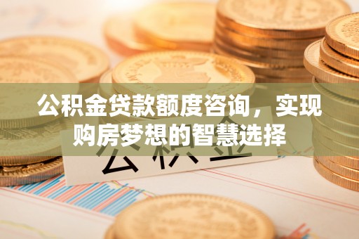 怒江公积金贷款额度咨询，实现购房梦想的智慧选择