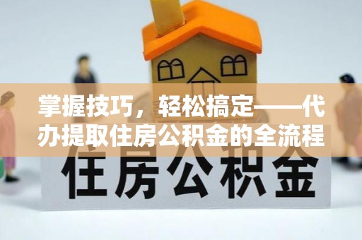 怒江掌握技巧，轻松搞定——代办提取住房公积金的全流程解析