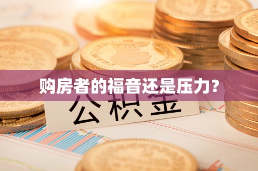 怒江购房者的福音还是压力？