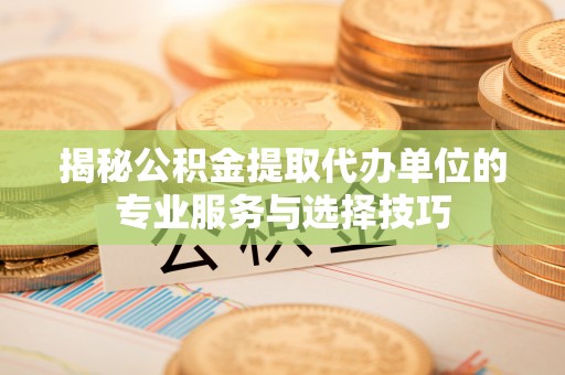 怒江揭秘公积金提取代办单位的专业服务与选择技巧