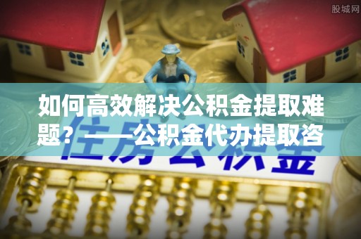 怒江如何高效解决公积金提取难题？——公积金代办提取咨询服务全解析