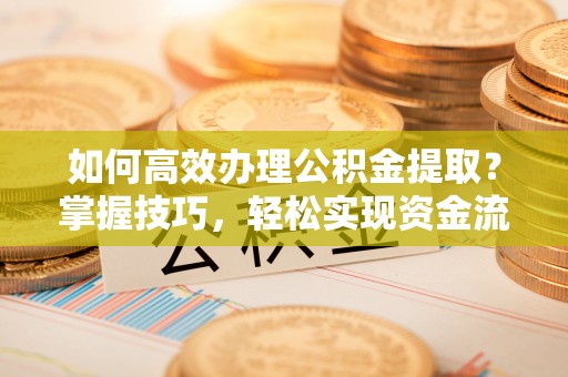 怒江如何高效办理公积金提取？掌握技巧，轻松实现资金流动