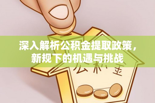 怒江深入解析公积金提取政策，新规下的机遇与挑战