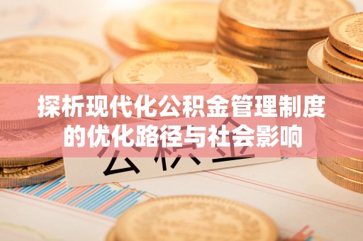 怒江探析现代化公积金管理制度的优化路径与社会影响