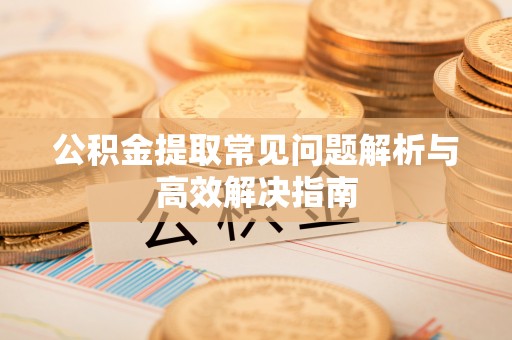 怒江公积金提取常见问题解析与高效解决指南