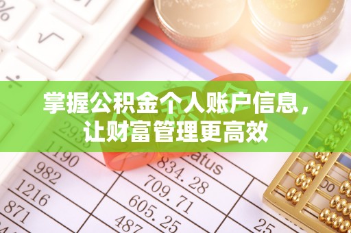 怒江掌握公积金个人账户信息，让财富管理更高效