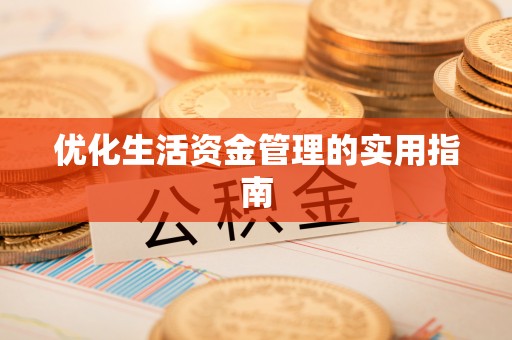 怒江优化生活资金管理的实用指南