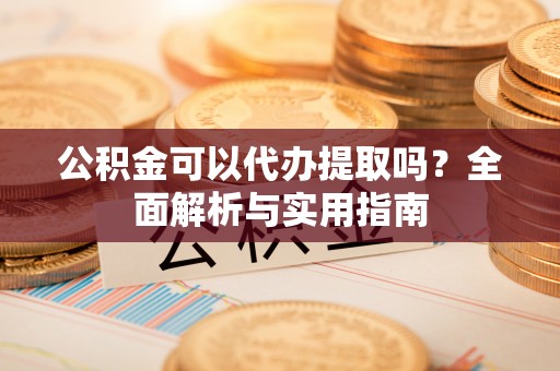 怒江公积金可以代办提取吗？全面解析与实用指南