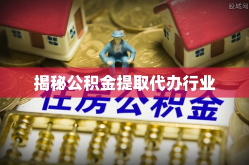 怒江揭秘公积金提取代办行业