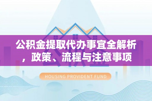 怒江公积金提取代办事宜全解析，政策、流程与注意事项