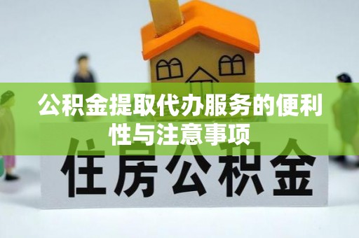 怒江公积金提取代办服务的便利性与注意事项