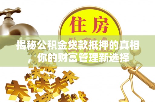 怒江揭秘公积金贷款抵押的真相，你的财富管理新选择