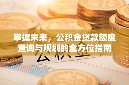 怒江掌握未来，公积金贷款额度查询与规划的全方位指南
