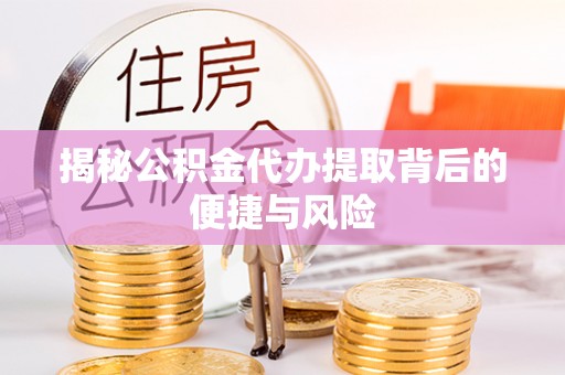 怒江揭秘公积金代办提取背后的便捷与风险