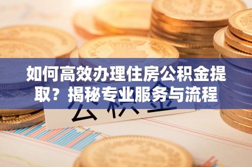 怒江如何高效办理住房公积金提取？揭秘专业服务与流程
