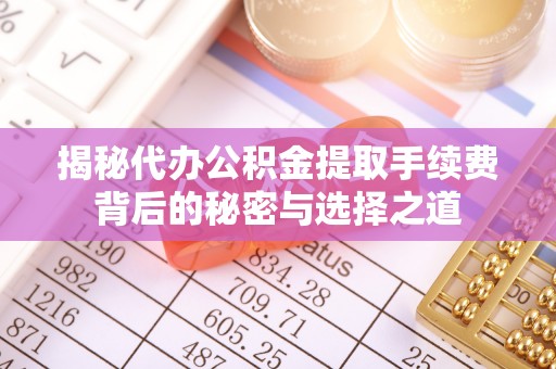 怒江揭秘代办公积金提取手续费背后的秘密与选择之道