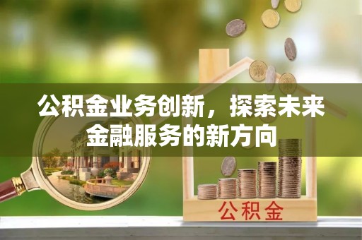 怒江公积金业务创新，探索未来金融服务的新方向