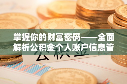 怒江掌握你的财富密码——全面解析公积金个人账户信息管理与优化