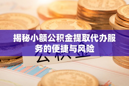 怒江揭秘小额公积金提取代办服务的便捷与风险