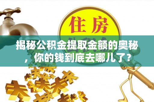 怒江揭秘公积金提取金额的奥秘，你的钱到底去哪儿了？