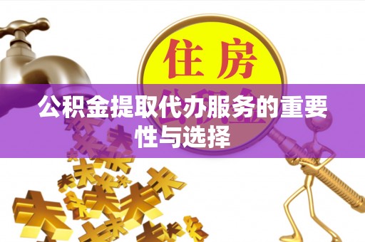 怒江公积金提取代办服务的重要性与选择