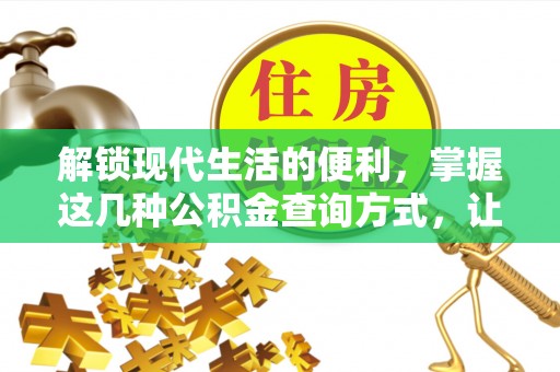 怒江解锁现代生活的便利，掌握这几种公积金查询方式，让理财更轻松