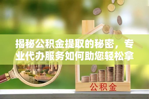 怒江揭秘公积金提取的秘密，专业代办服务如何助您轻松拿钱