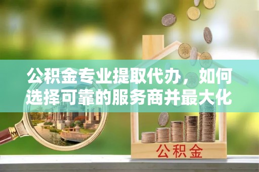 怒江公积金专业提取代办，如何选择可靠的服务商并最大化你的资金收益