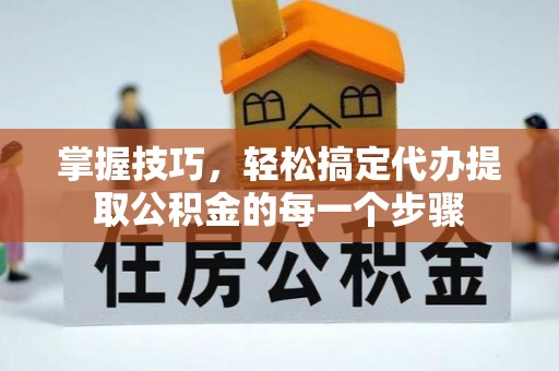 怒江掌握技巧，轻松搞定代办提取公积金的每一个步骤