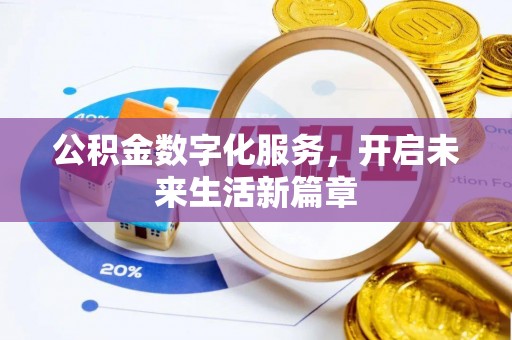 怒江公积金数字化服务，开启未来生活新篇章