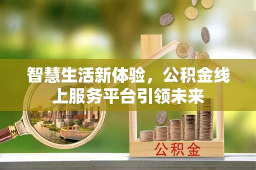 怒江智慧生活新体验，公积金线上服务平台引领未来