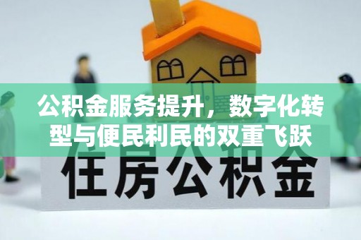 怒江公积金服务提升，数字化转型与便民利民的双重飞跃