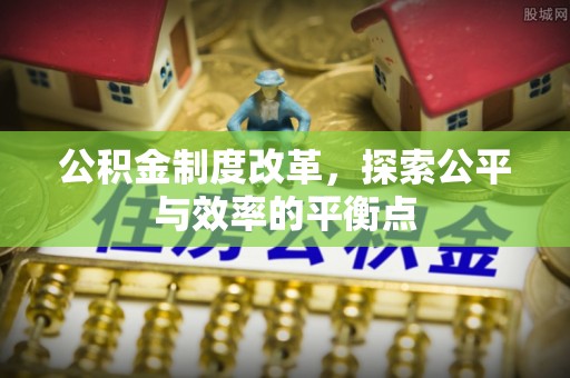 怒江公积金制度改革，探索公平与效率的平衡点