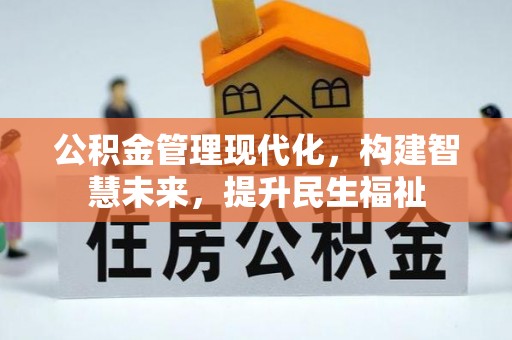 怒江公积金管理现代化，构建智慧未来，提升民生福祉